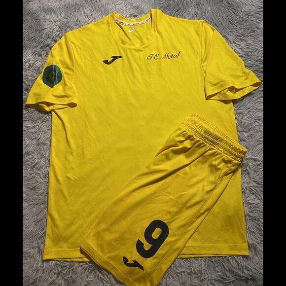METAL KHARKIV METALIST 2019/20 Match Worn Issue JERSEY+Shorts BAHLOULI 9 Ukraine - Picture 1 of 7